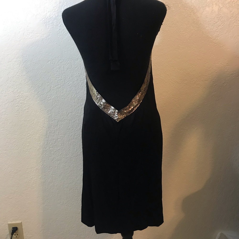 BCBGMaxazria Halter Dress SZ M - Picture 3 of 7